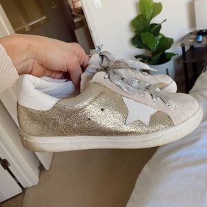 Gold star sneakers